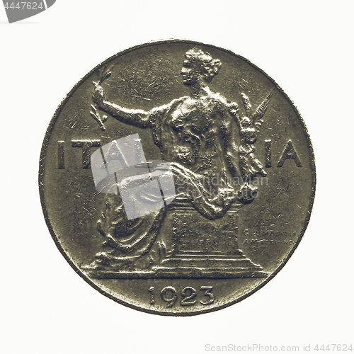 Image of Vintage Coin isolated
