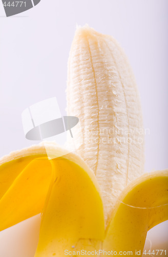 Image of Peeled Banana Close up