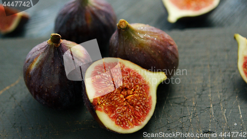 Image of Delicious figs in closeup