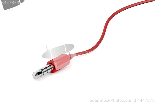 Image of Red audio jack