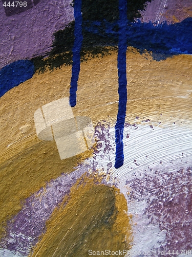 Image of Painted wall close-up