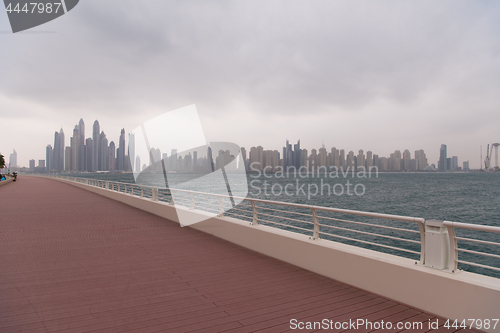 Image of Panorama Dubai city UAE