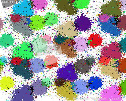 Image of background of a spray of paints
