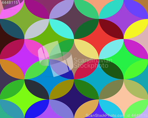 Image of background of different shapes