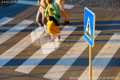 Image of Crosswalk sign