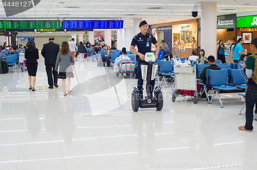 Image of Passsengers waiting room airport. Thailand