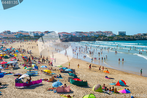 Image of Peope rest at ocean beach