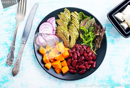 Image of ingredients for salad