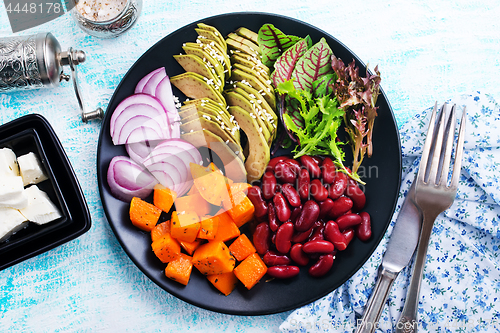 Image of ingredients for salad