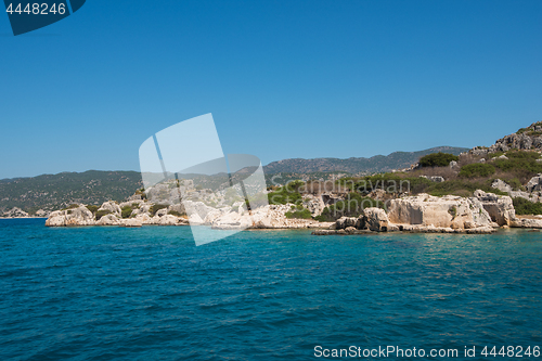 Image of ancient city on the Kekova