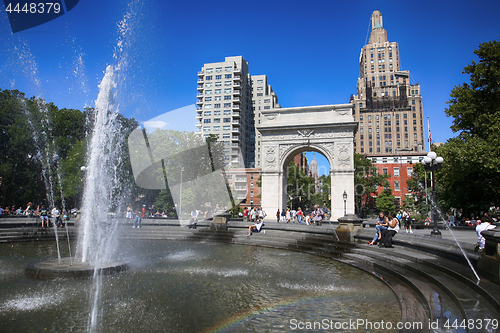 Image of New York, USA – August 23, 2018: People visiting and enjoy the