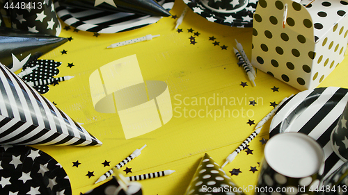 Image of Festive decorations made of paper