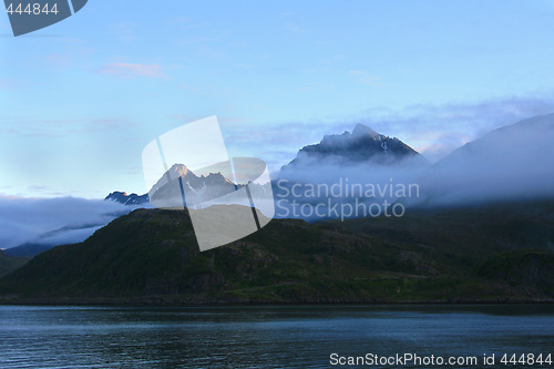 Image of Mountains and sea