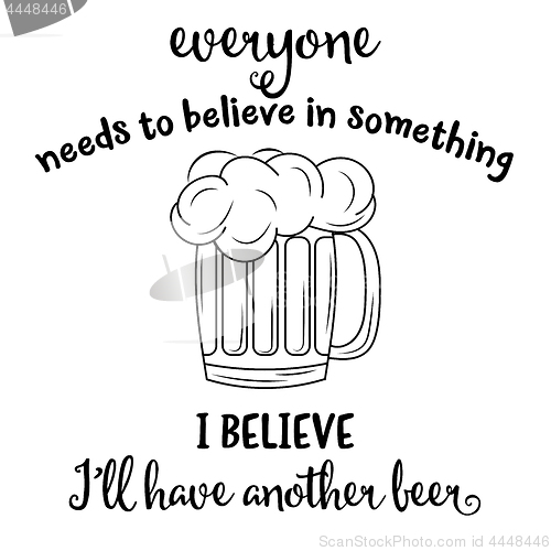 Image of Funny quote about beer