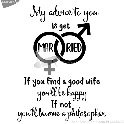 Image of Funny quote about marriage