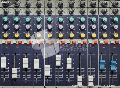 Image of Audio Mixer Board