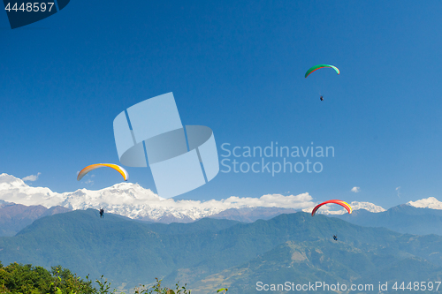 Image of Paragliding over Pokhara, Nepal