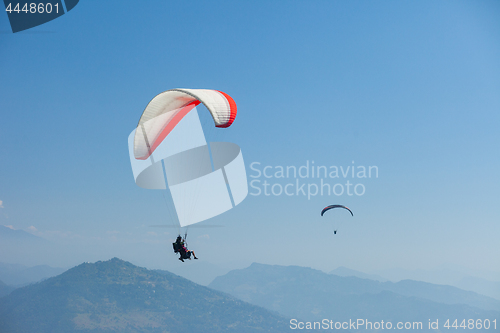 Image of Paragliding over Pokhara, Nepal