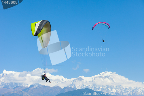 Image of Paragliding over Pokhara, Nepal