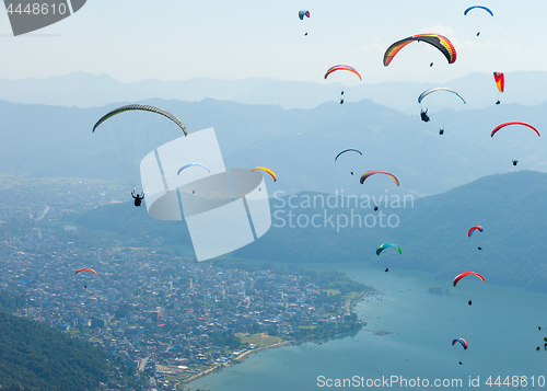 Image of Paragliding over Pokhara, Nepal