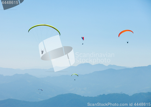 Image of Paragliding over Pokhara, Nepal