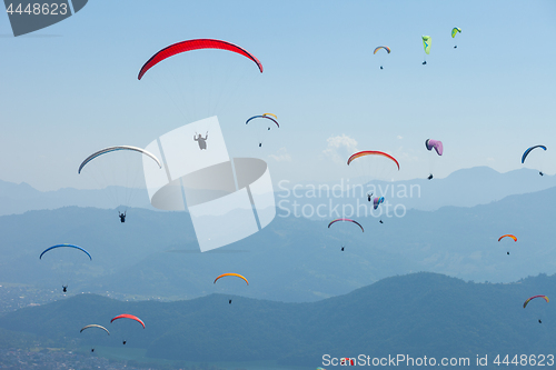 Image of Paragliding over Pokhara, Nepal