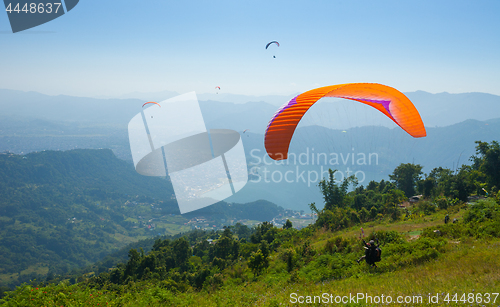 Image of Paragliding over Pokhara, Nepal