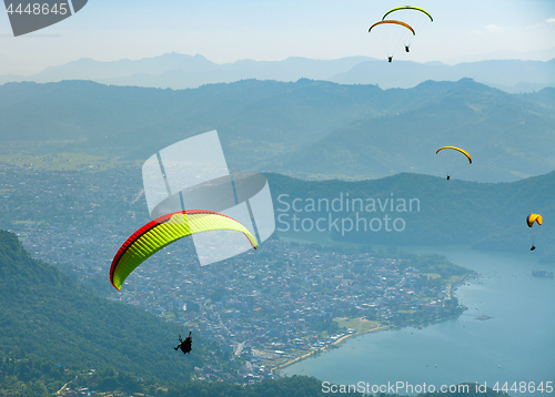 Image of Paragliding over Pokhara, Nepal