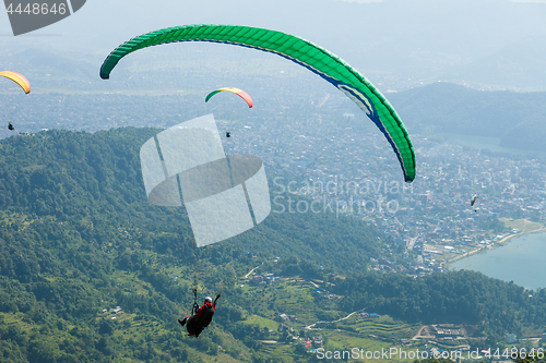 Image of Paragliding over Pokhara, Nepal