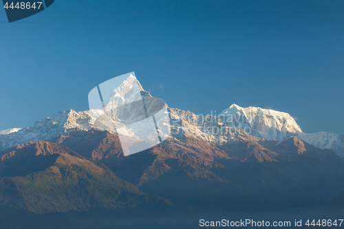 Image of Machapuchare and Annapurna Range