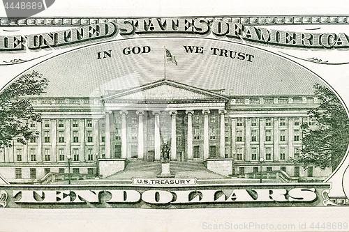 Image of American dollars, close-up