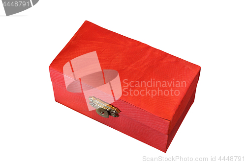 Image of red box over white