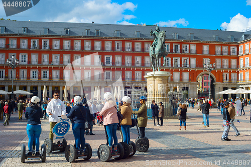 Image of Segway tour Mayor Plaza. Madrid