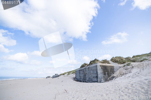 Image of Bunker ruins on the coast of Denmark