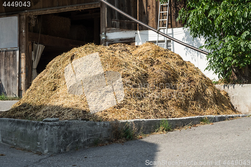 Image of Dunghill on a farmhouse