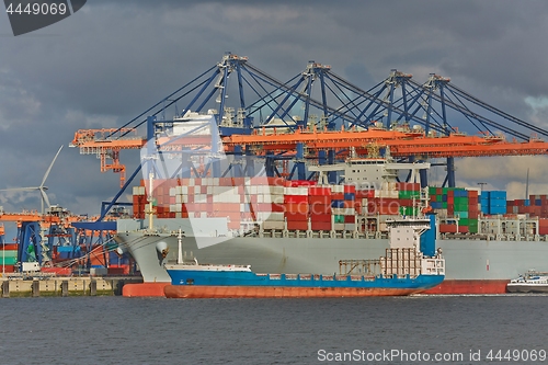 Image of Huge Container Ship