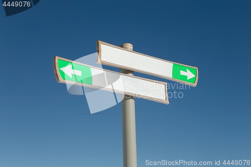 Image of Direction signs two ways