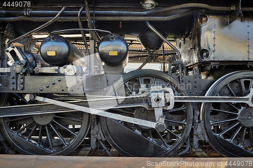 Image of Steam Locomotive Detail