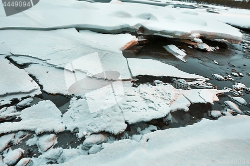 Image of Winter Ice On Water