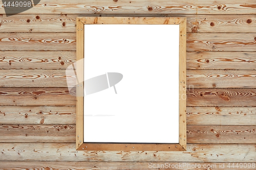 Image of Blank sign board or picture frame