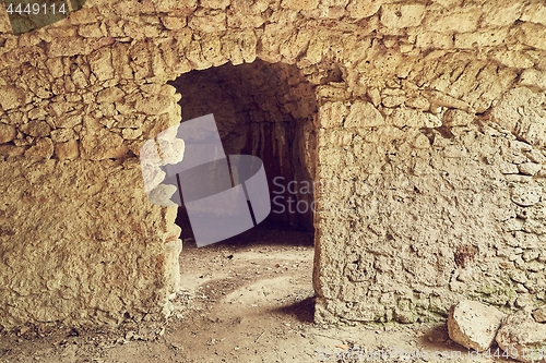 Image of Stone caverns of a cave