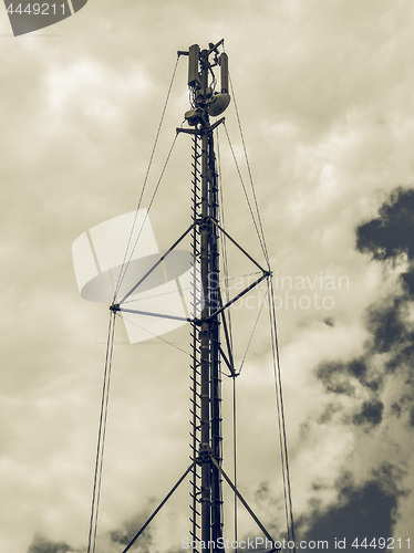 Image of Vintage looking Communication tower