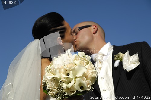 Image of Wedding kiss