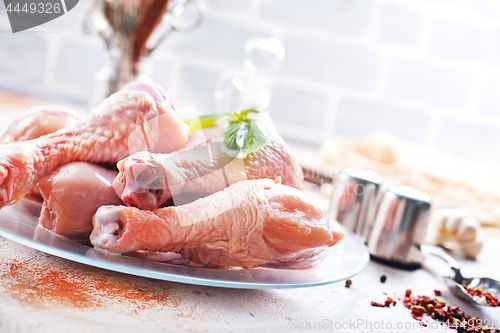 Image of raw chicken legs