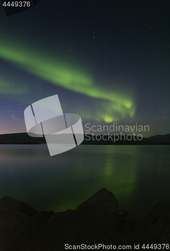 Image of Aurora borealis in Northern Sweden