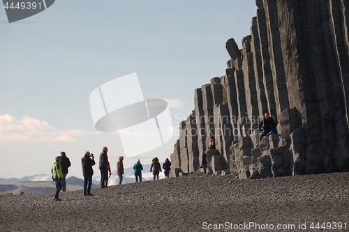 Image of Basalt columns in Iceland