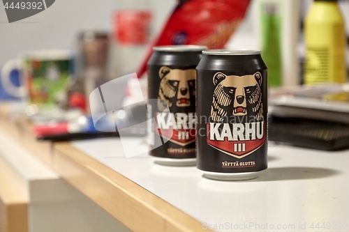 Image of Karhu beer, Finland