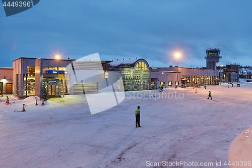 Image of Arriving at Ivalo Airport, Finnish Lapland