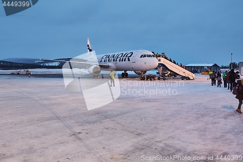 Image of Arriving at Ivalo Airport, Finnish Lapland