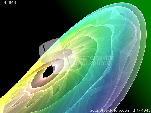 Image of Wavy glowing colors